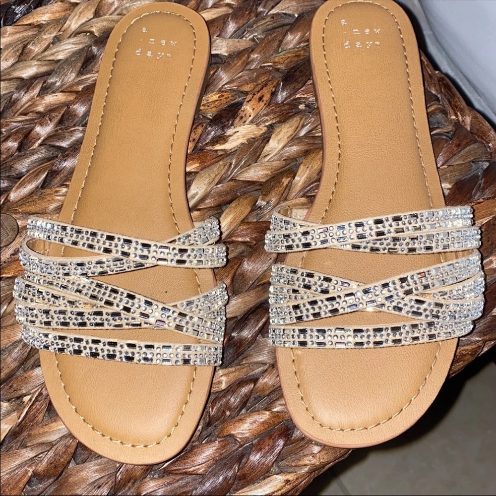 Rhinestone sandals
